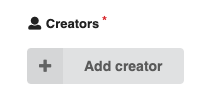 Add Creator Button